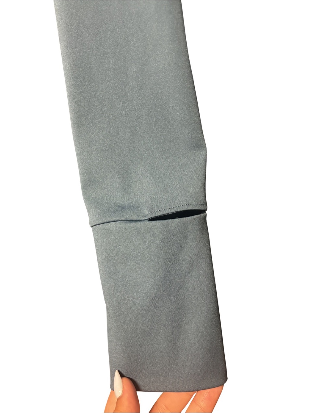 FP Movement Run the Course Quarter-Zip Active Top in High Tide • Size Medium - Picture 3 of 11